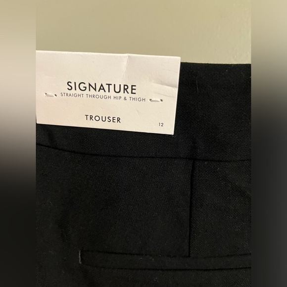 Ann Taylor Factory Signature Straight Through Hip & Thigh Trouser Pants Sz 12NWT - Picture 8 of 13